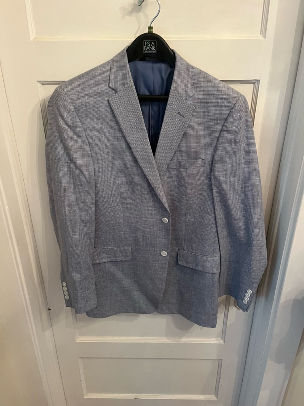 Jos. A. Bank Light Blue Textured Sport Coat 42L